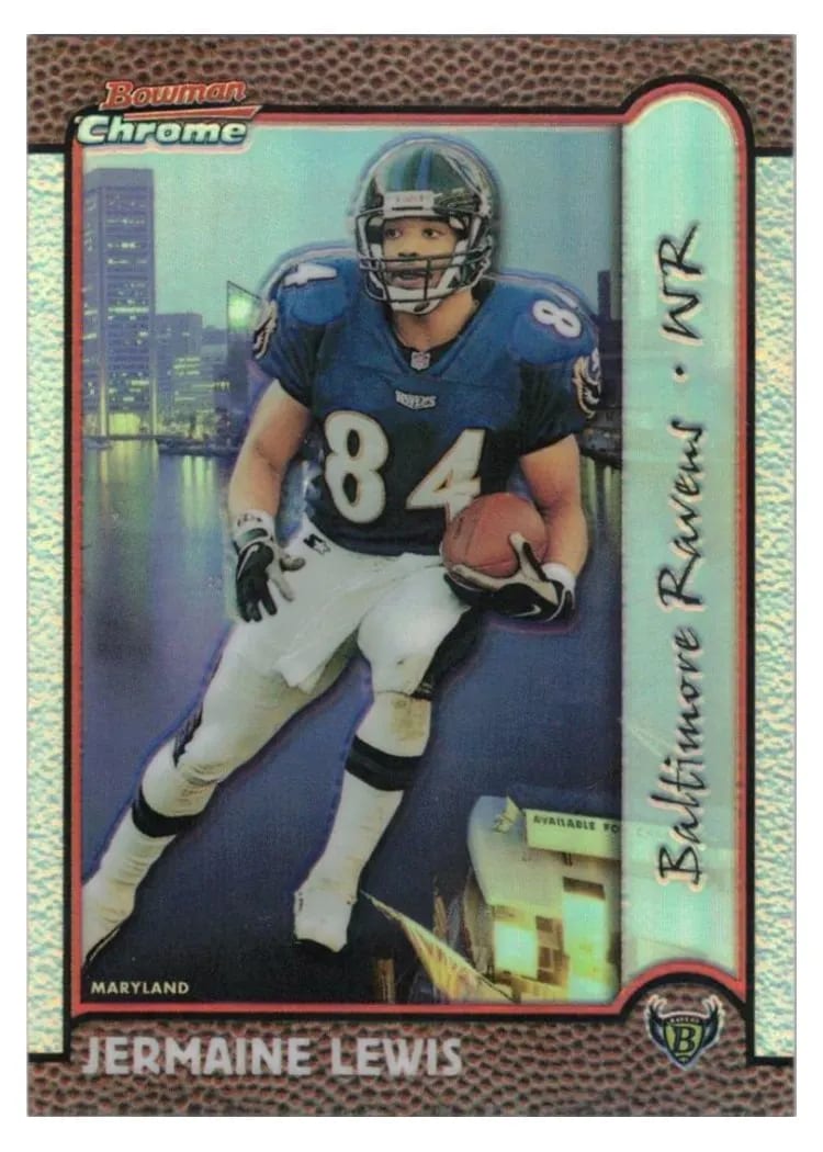 1999 Bowman Chrome Jermaine Lewis Interstate Refractor #55 card