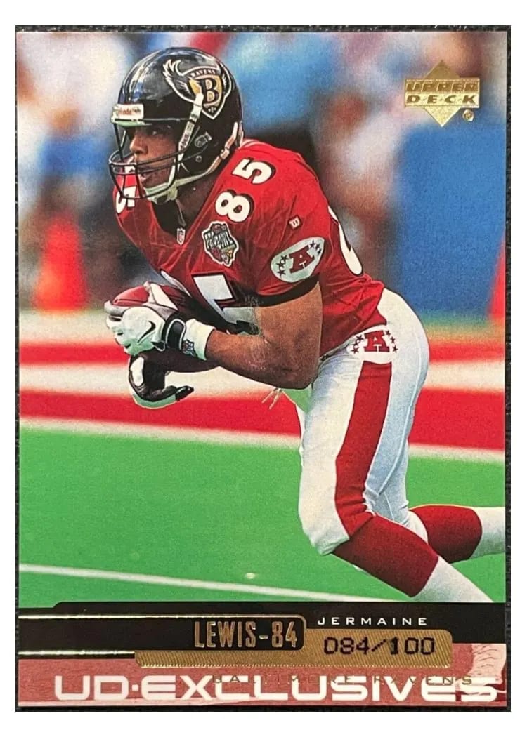 1999 Upper Deck Jermaine Lewis Exclusives Silver #21 card