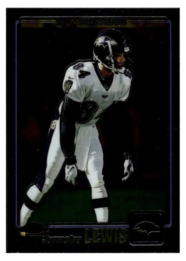 2001 Topps Chrome Jermaine Lewis #75 card