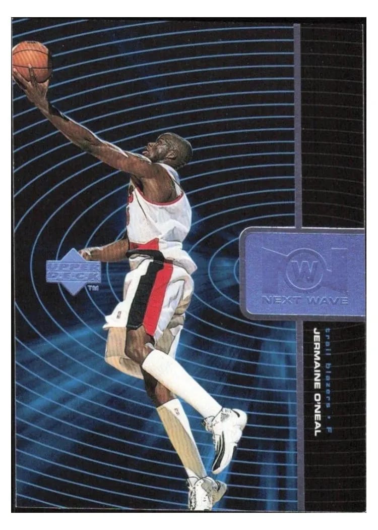 1998 Upper Deck Next Wave Jermaine O'Neal #NW7 card