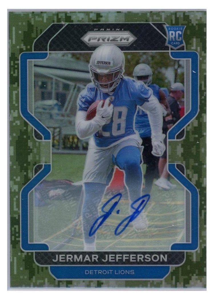2021 Panini Prizm Base Set Jermar Jefferson #404 card