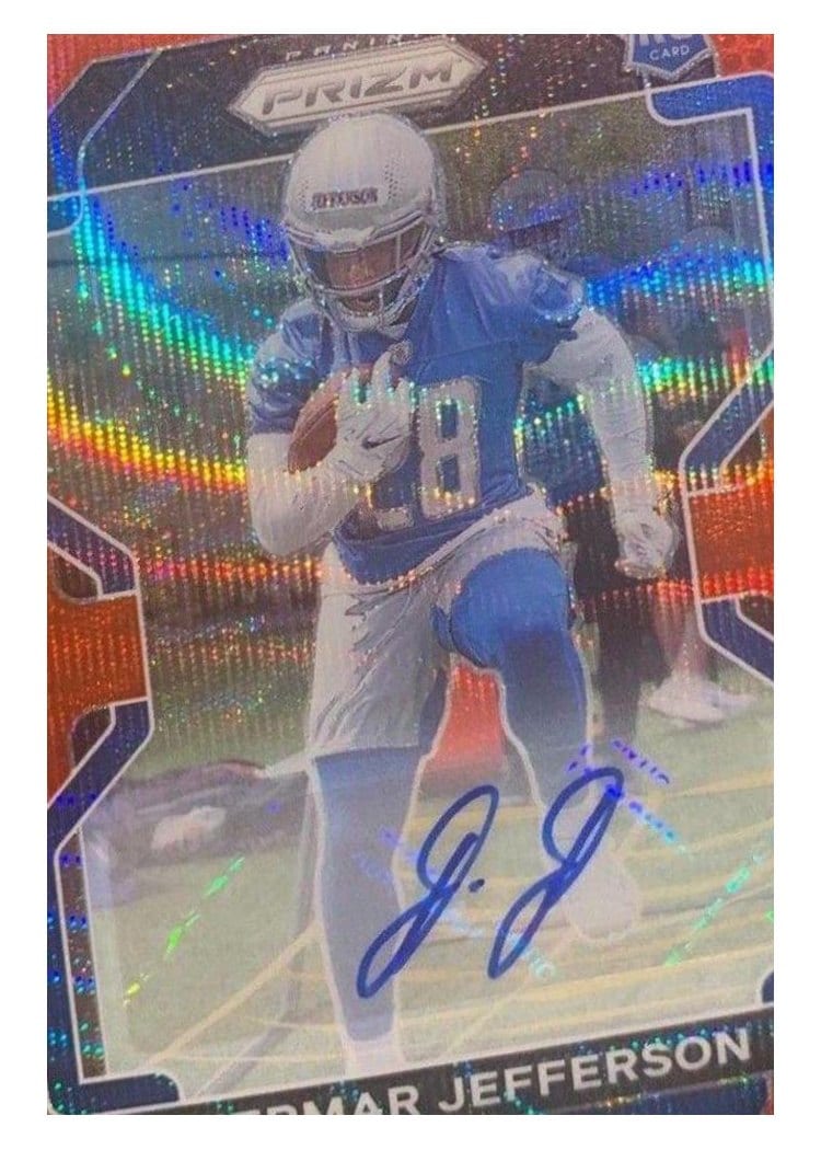 2021 Panini Prizm Base Set Jermar Jefferson #404 card