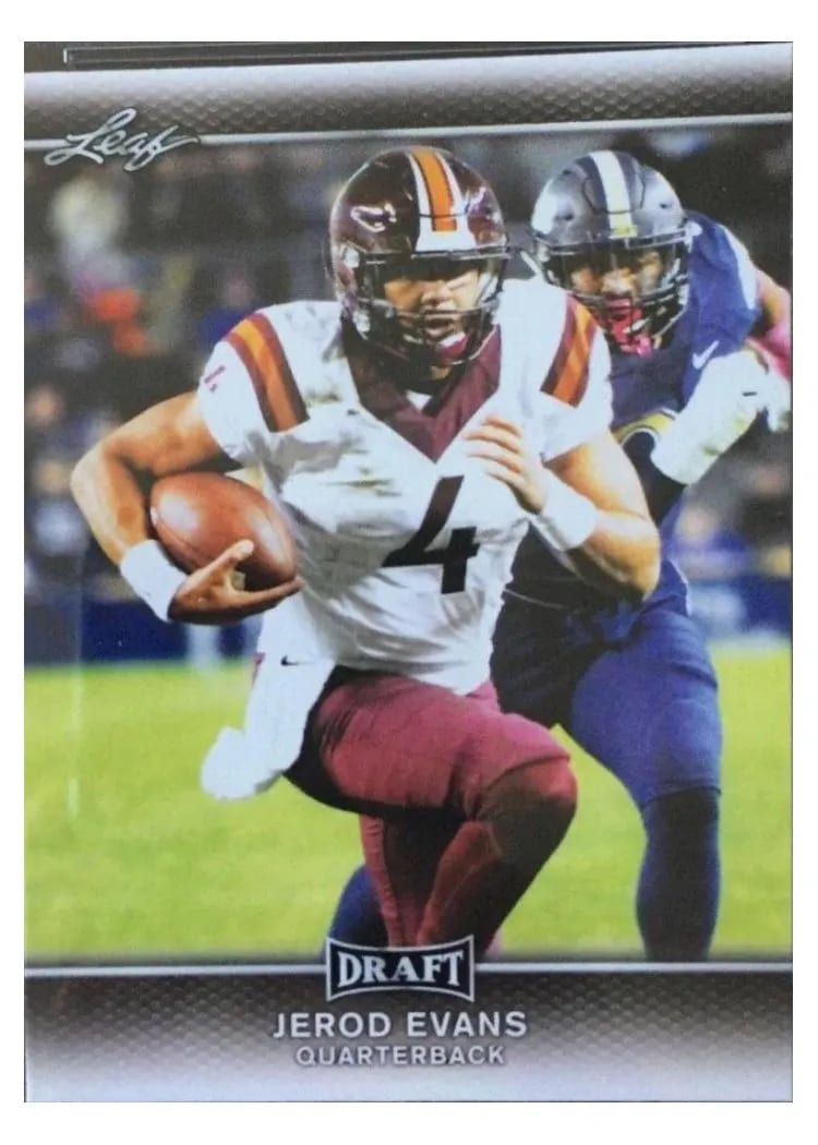 2017 Leaf Draft Jerod Evans #37 card