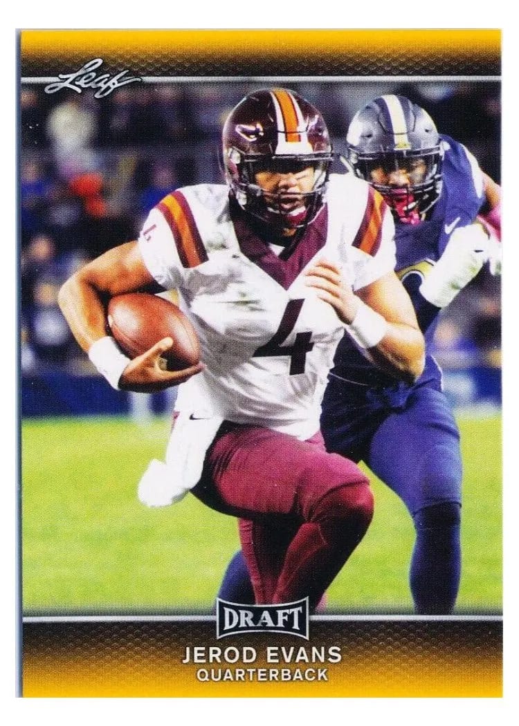 2017 Leaf Draft Jerod Evans #37 card