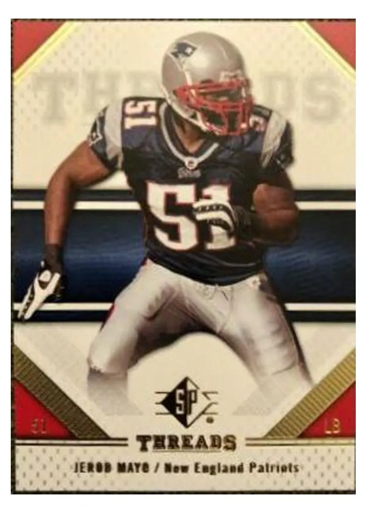 2009 SP Threads Jerod Mayo #48 card