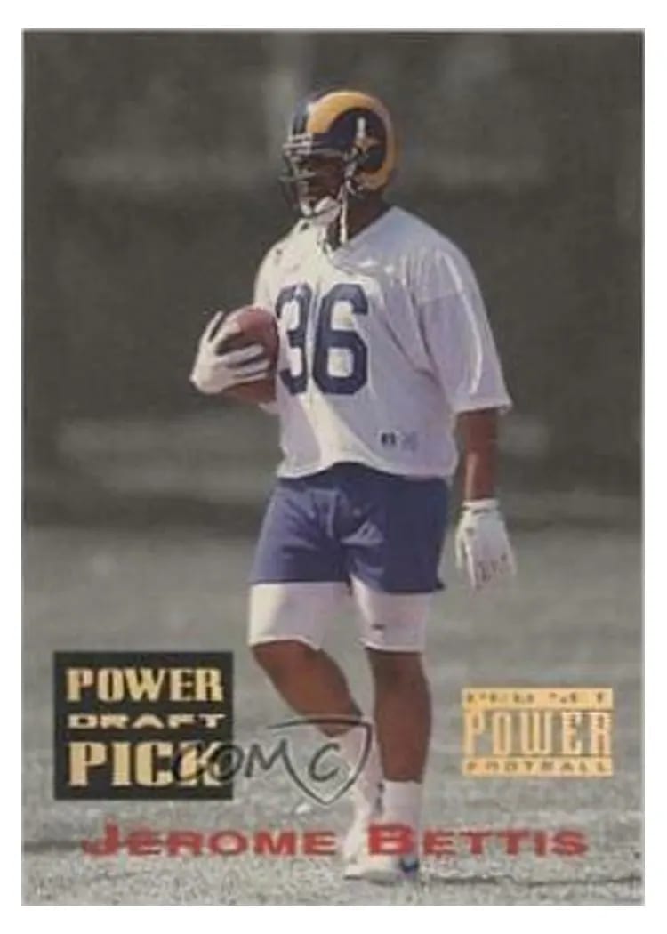 1993 Pro Set Power Draft Picks Jerome Bettis #PDP14 card