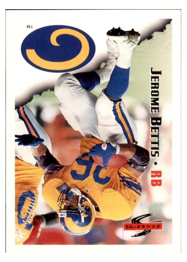 1995 Panini Score Jerome Bettis #19 card