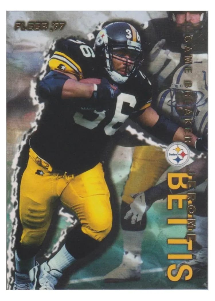 1997 Fleer Game Breakers Jerome Bettis #2 card