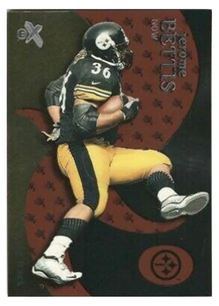 2000 Fleer E X Jerome Bettis #38 card