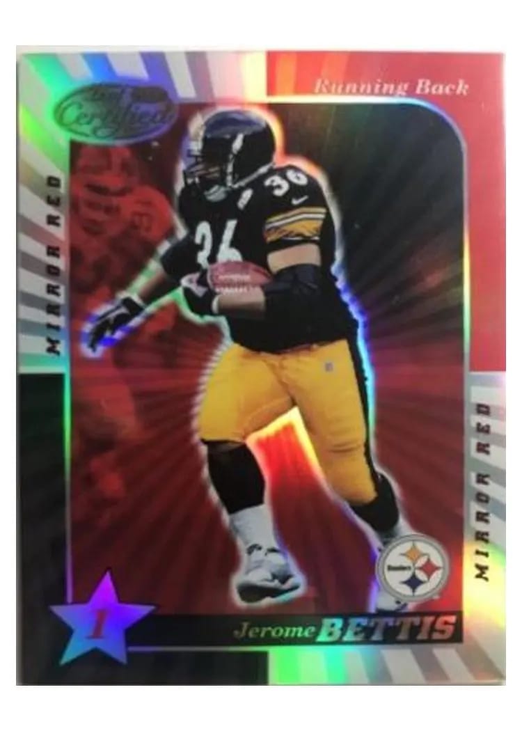 2000 Leaf Certified Jerome Bettis #74 card