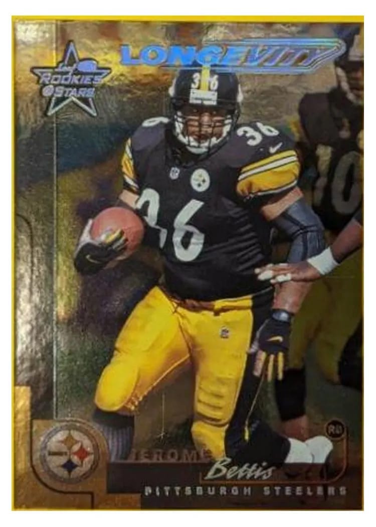 2000 Leaf Rookies & Stars Jerome Bettis #69 card
