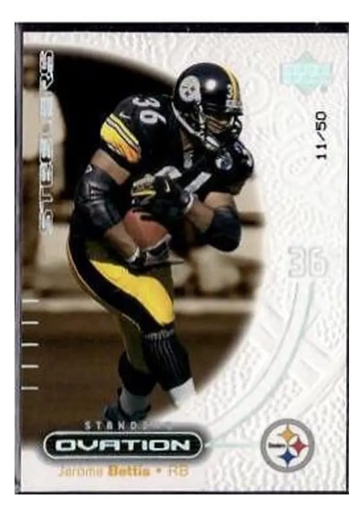 2000 Upper Deck Ovation Jerome Bettis Standing Ovation #46 card