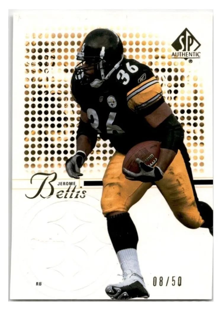2002 SP Authentic Jerome Bettis #8 card
