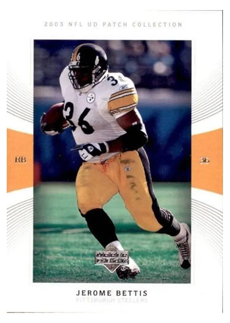 2003 Upper Deck Patch Collection Jerome Bettis #36 card