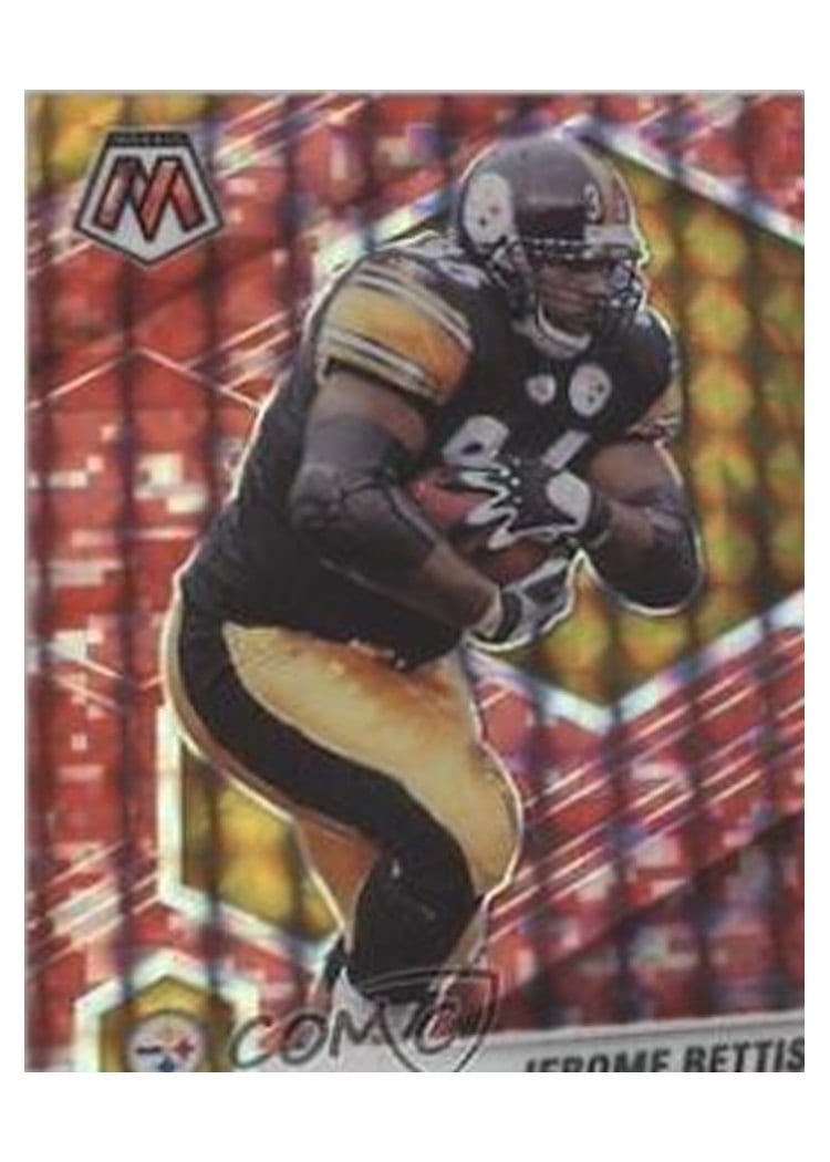 2021 Panini Mosaic Base Set Jerome Bettis Camo Red Mosaic #168 card