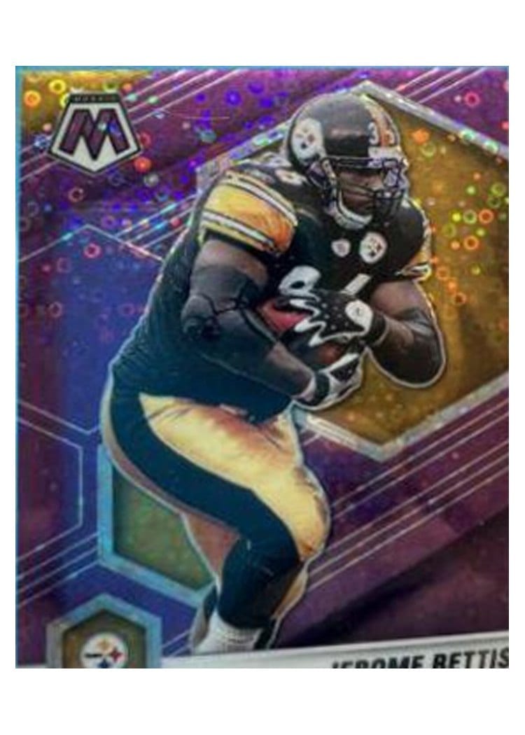 2021 Panini Mosaic Base Set Jerome Bettis No Huddle Purple Mosaic #168 card