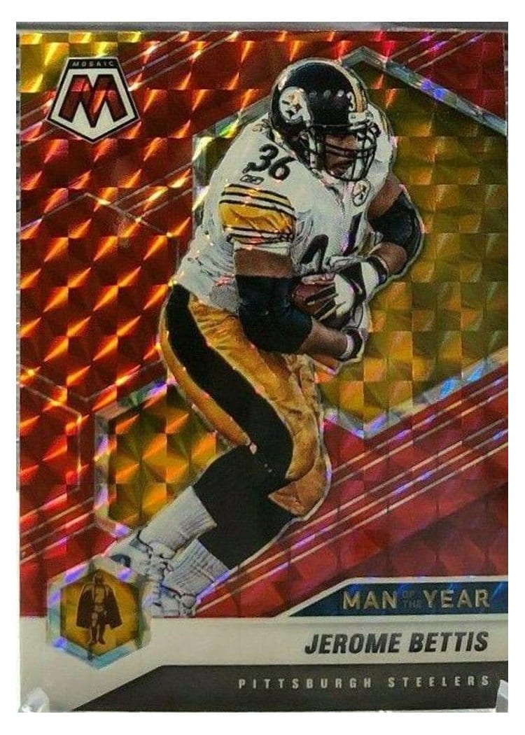 2021 Panini Mosaic Base Set Jerome Bettis Red Mosaic #262 card