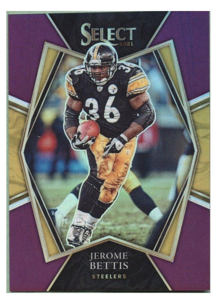 2021 Panini Select Base Set Jerome Bettis Purple #137 card