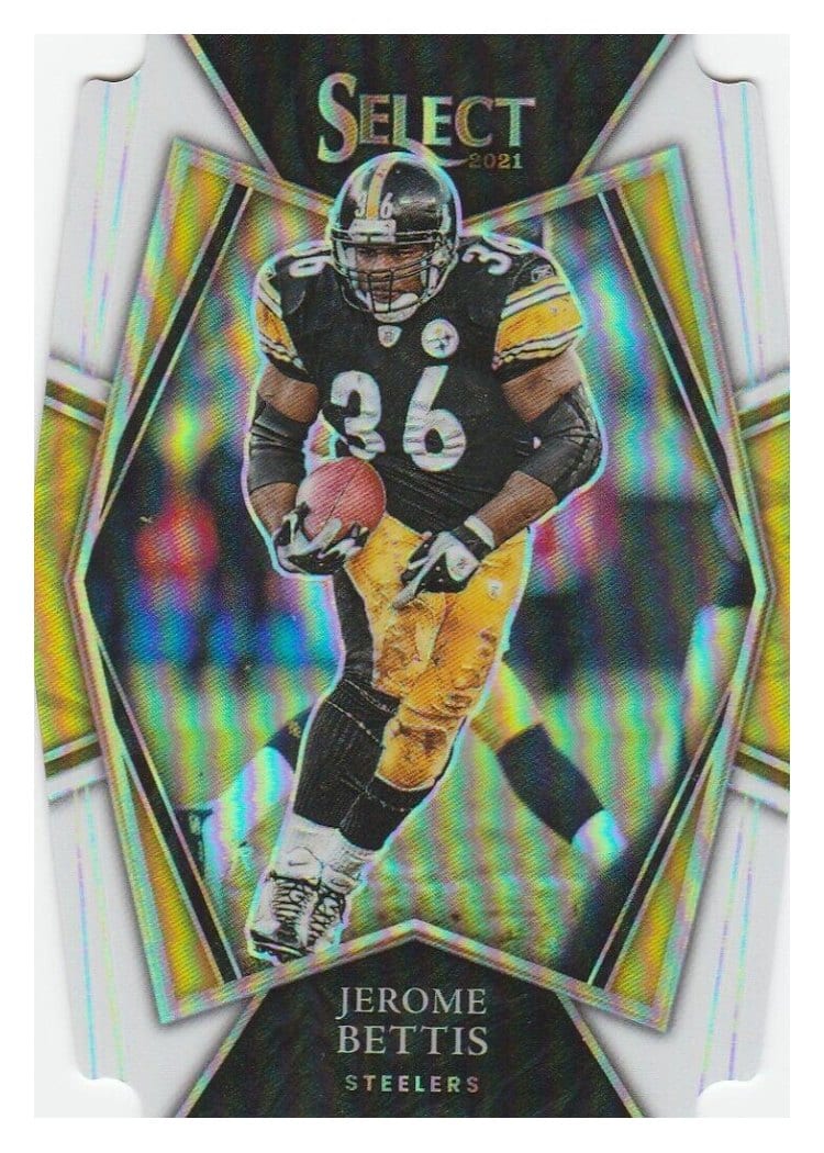 2021 Panini Select Base Set Jerome Bettis White Die Cut #137 card