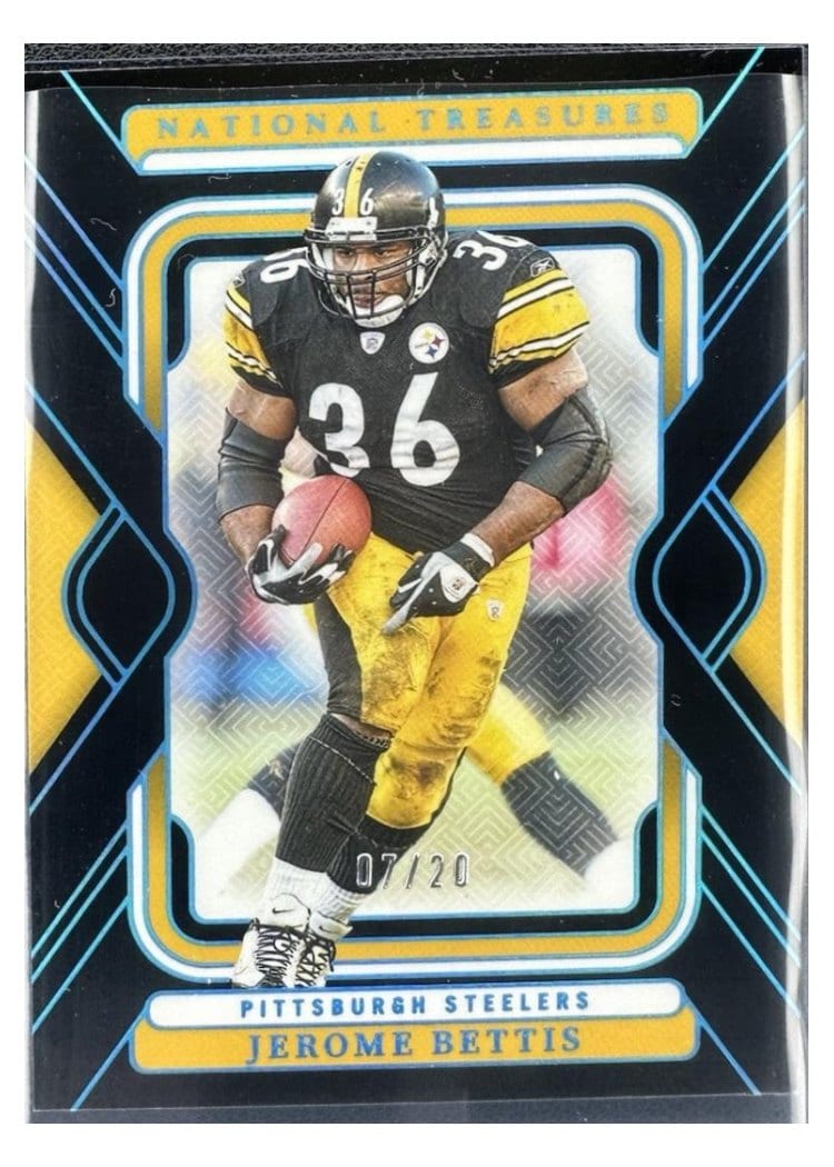 2024 Panini National Treasures Base Set Jerome Bettis #84 card