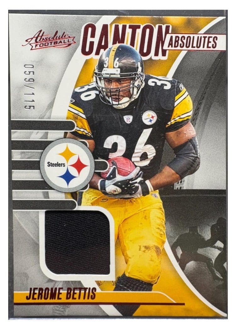2025 Panini Absolute Canton Absolutes Jerome Bettis #CA-JB card