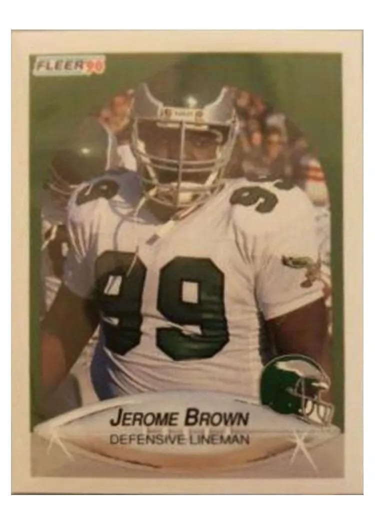 1990 Fleer Jerome Brown #79 card