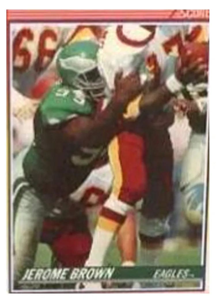 1990 Panini Score Jerome Brown #252 card