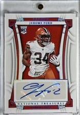 2022 Panini National Treasures Jerome Ford #151 card