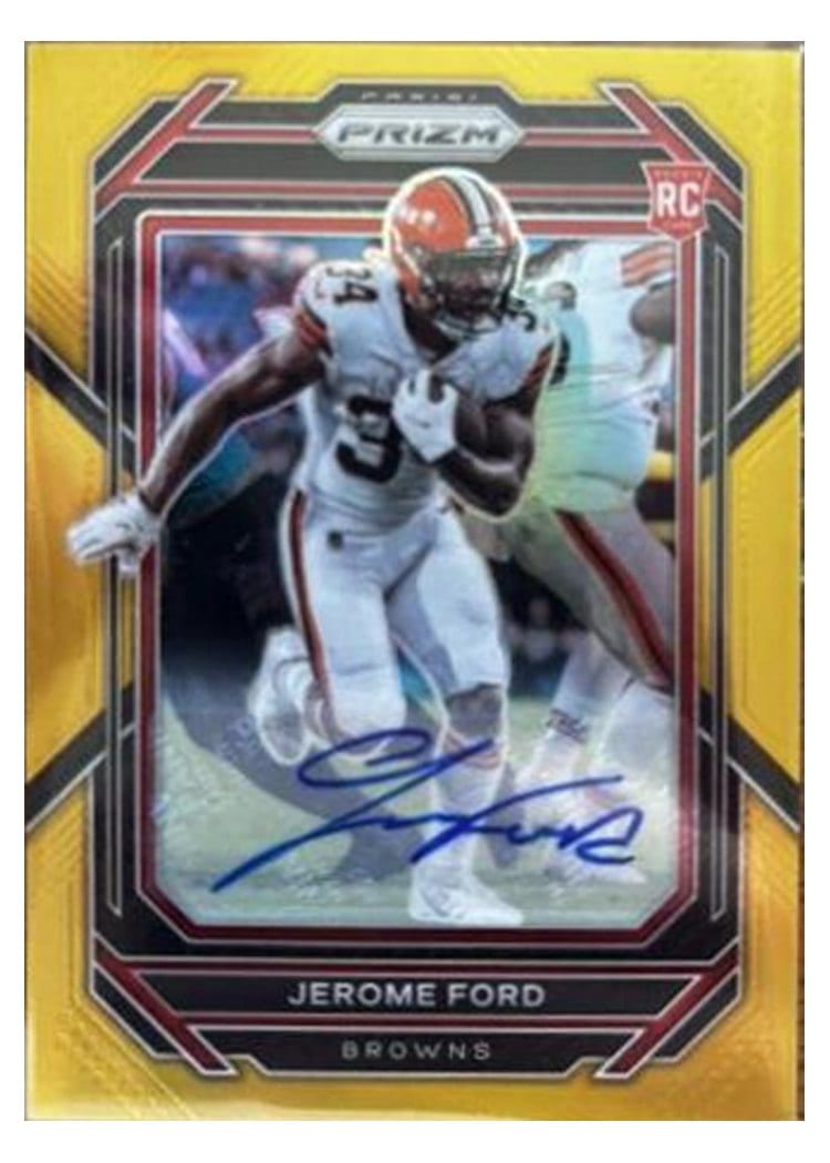 2022 Panini Prizm Base Set Jerome Ford #346 card