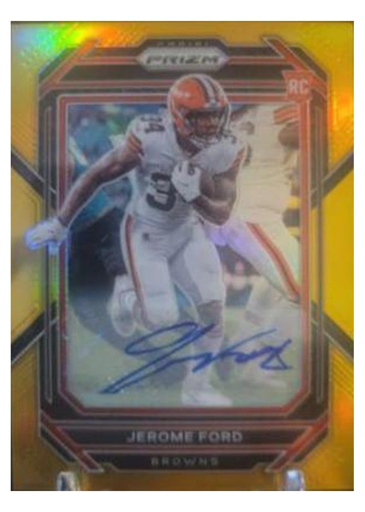 2022 Panini Prizm Base Set Jerome Ford #346 card