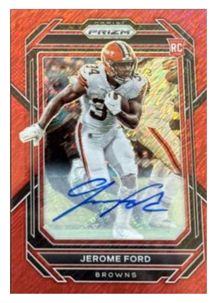 2022 Panini Prizm Base Set Jerome Ford #346 card