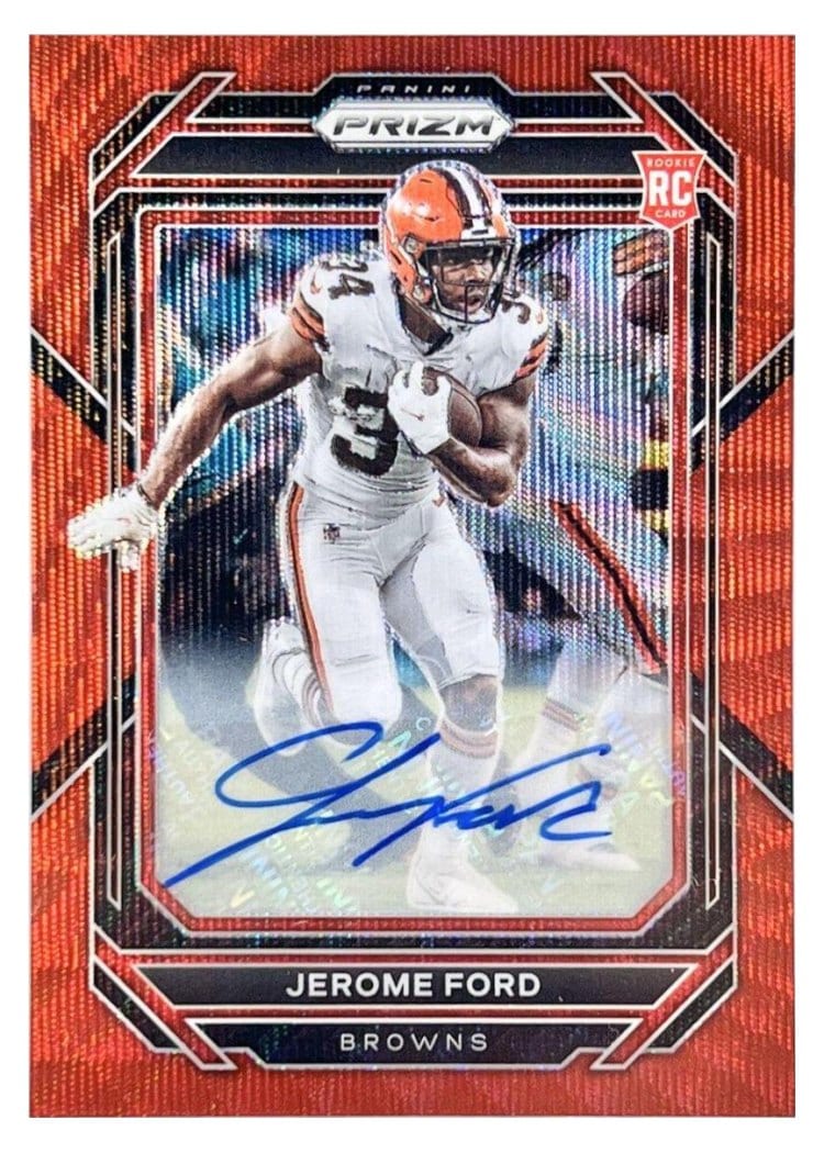 2022 Panini Prizm Base Set Jerome Ford #346 card