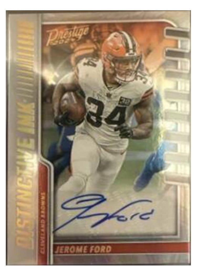 2024 Panini Prestige Distinctive Ink Jerome Ford #DI-JFD card