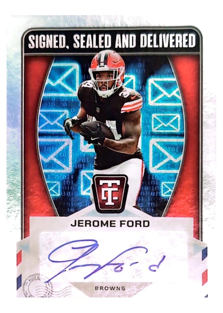 2024 Panini Totally Certified Signed, Sealed and Delivered Jerome Ford #SSD-JFD card