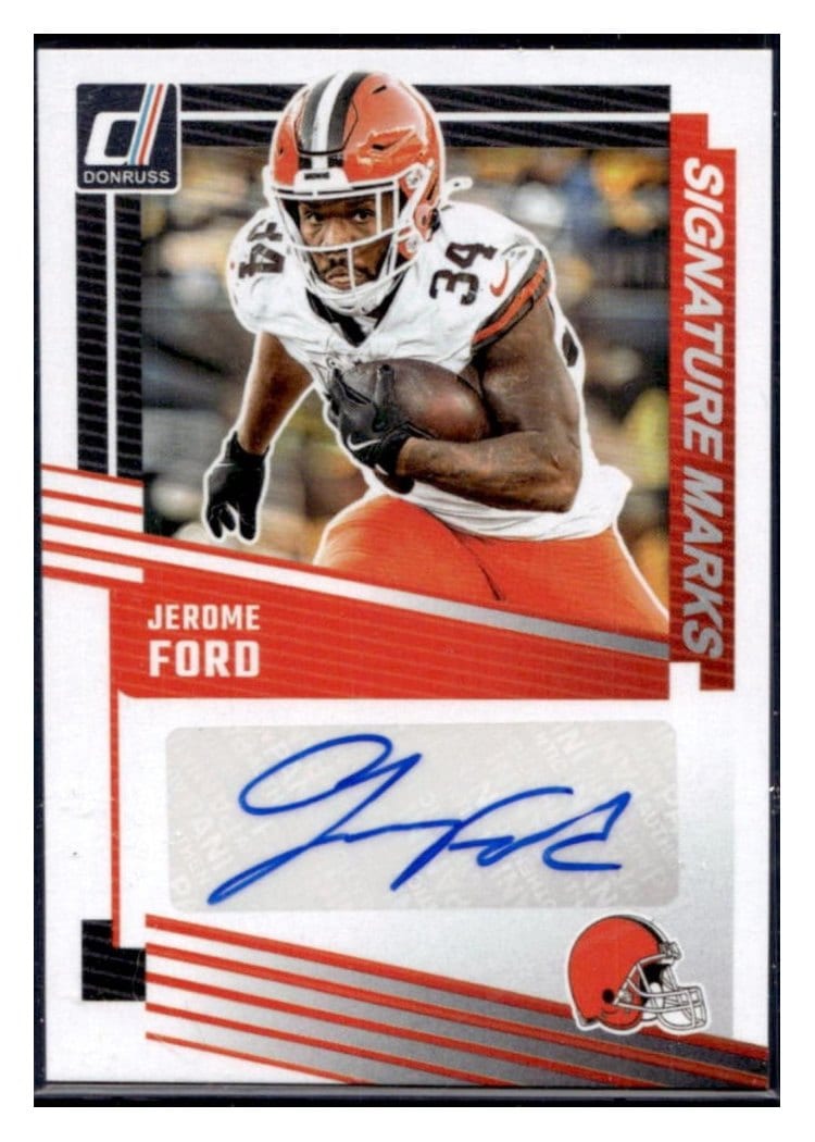 2025 Donruss Signature Marks Jerome Ford #SM-JFD card