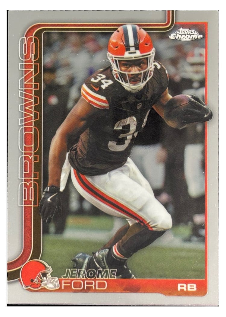 2025 Topps Chrome Base Set Jerome Ford #71 card