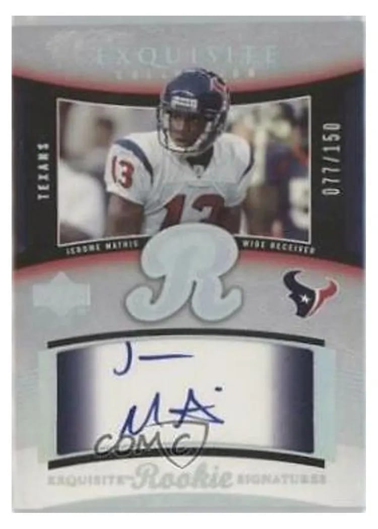 2005 Upper Deck Exquisite Collection Jerome Mathis #60 card