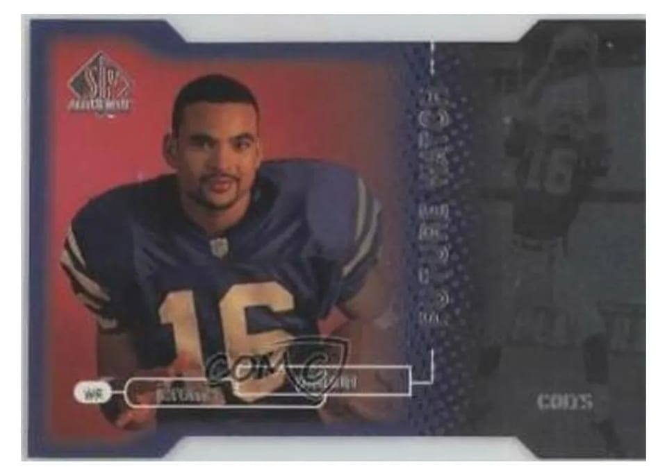 1998 SP Authentic Jerome Pathon Die Cut #15 card