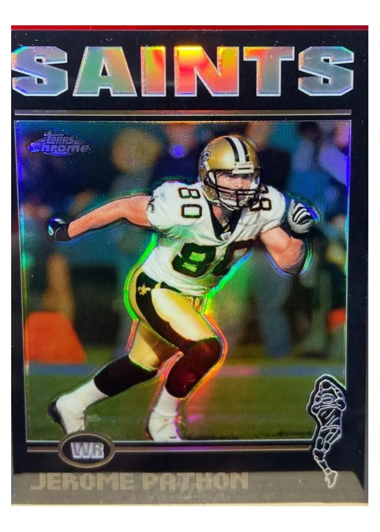 2004 Topps Chrome Jerome Pathon Black Refractor #26 card
