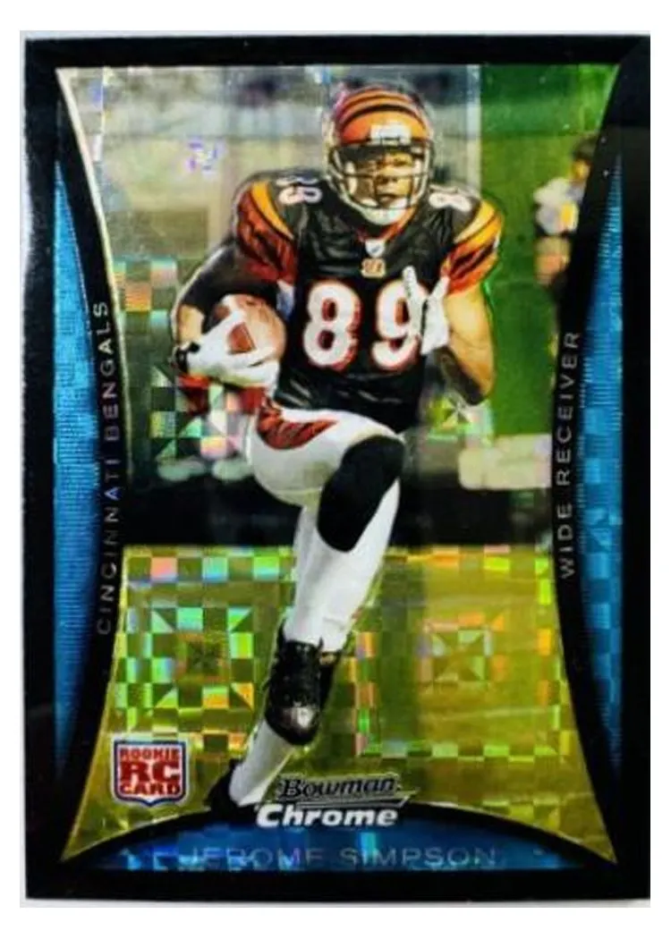 2008 Bowman Chrome Jerome Simpson #BC92 card