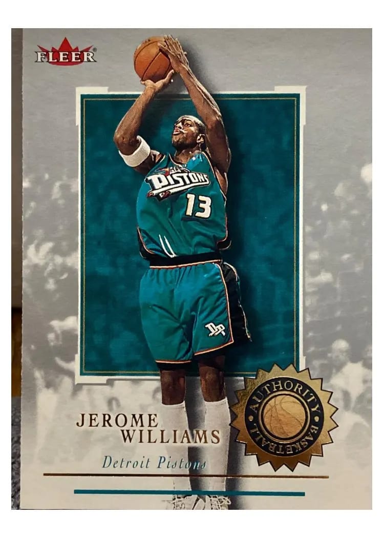 2000 Fleer Authority Jerome Williams #12 card