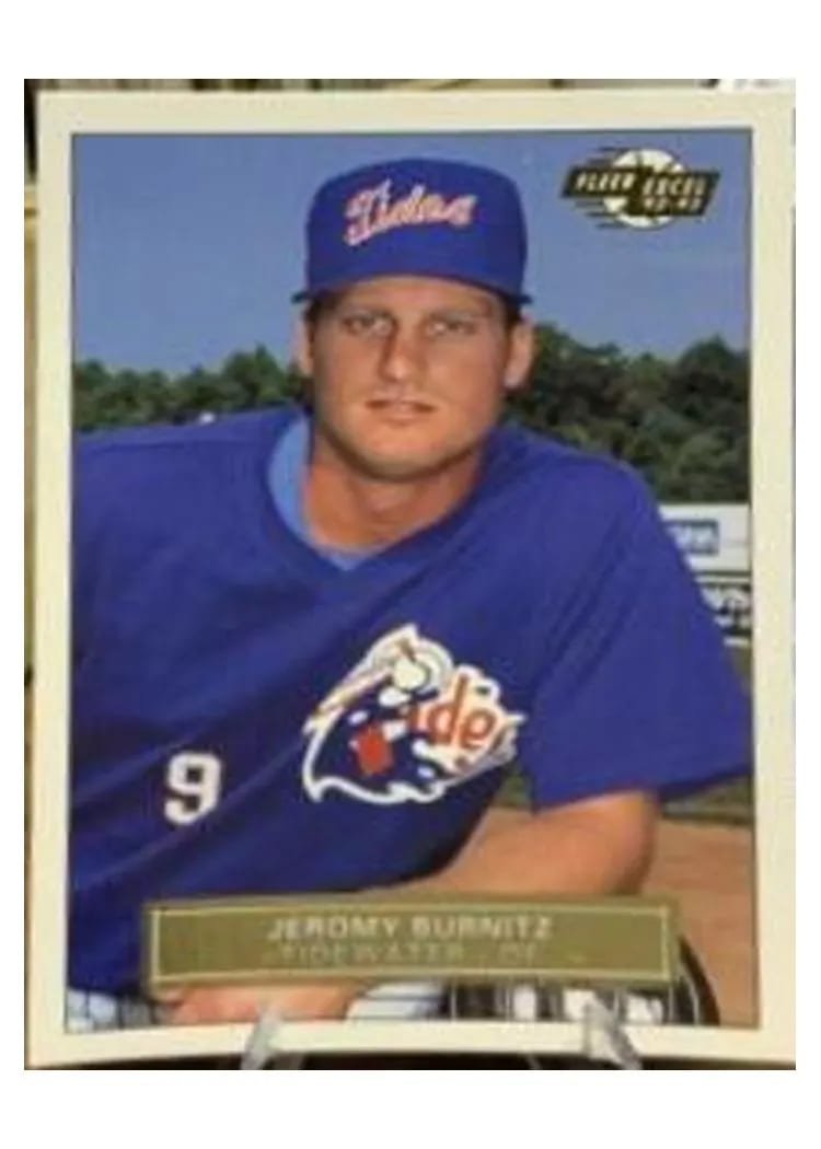 1992 Fleer Excel Jeromy Burnitz #69 card