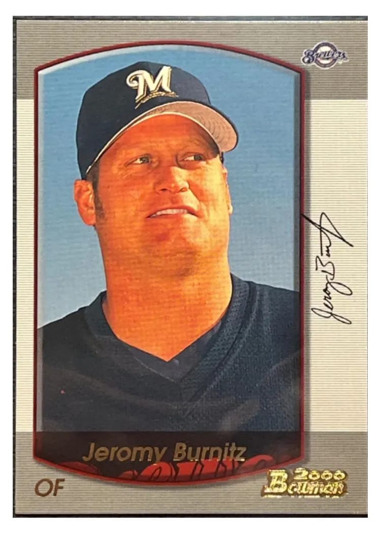 2000 Bowman Jeromy Burnitz #87 card