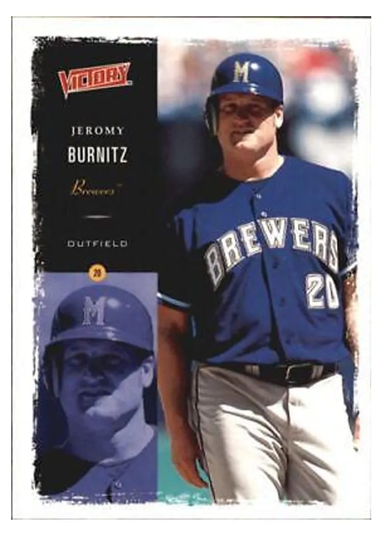 2000 Upper Deck Victory Jeromy Burnitz #60 card