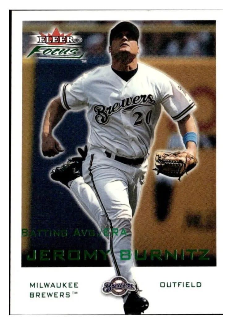 2001 Fleer Focus Jeromy Burnitz #38 card