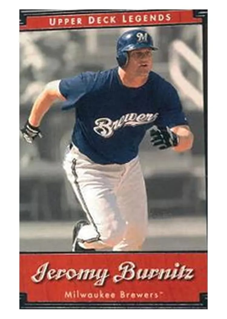 2001 Upper Deck Legends Jeromy Burnitz #53 card