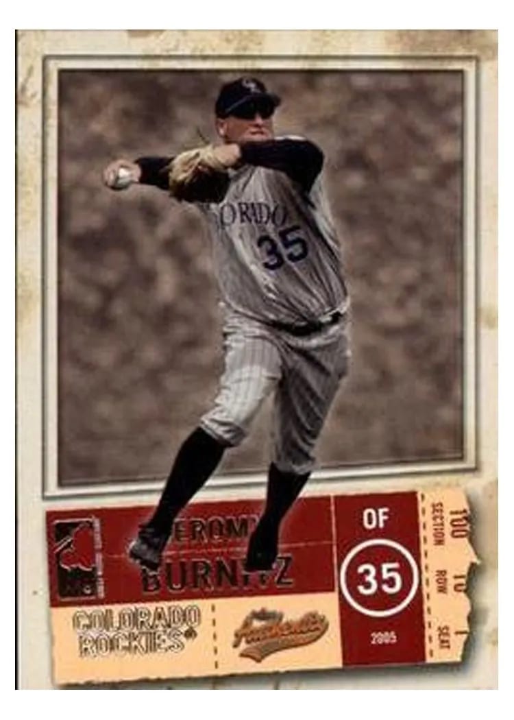 2005 Fleer Authentix Jeromy Burnitz #23 card