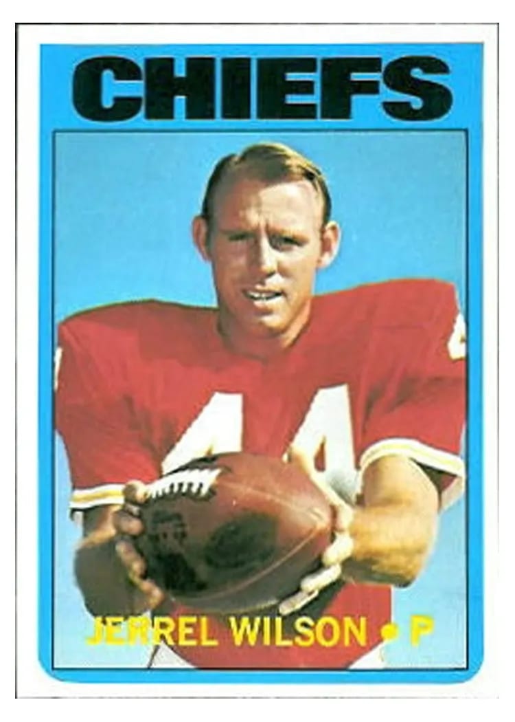 1972 Topps Jerrel Wilson #333 card