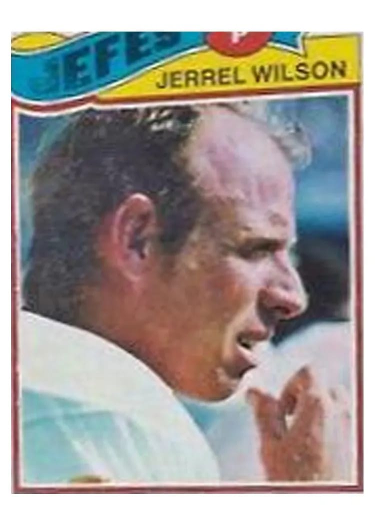 1977 Topps Mexican Jerrel Wilson #362 card
