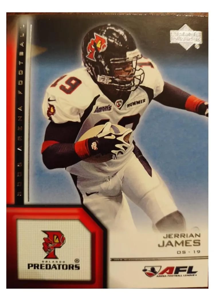 2006 Upper Deck AFL Jerrian James #154 card